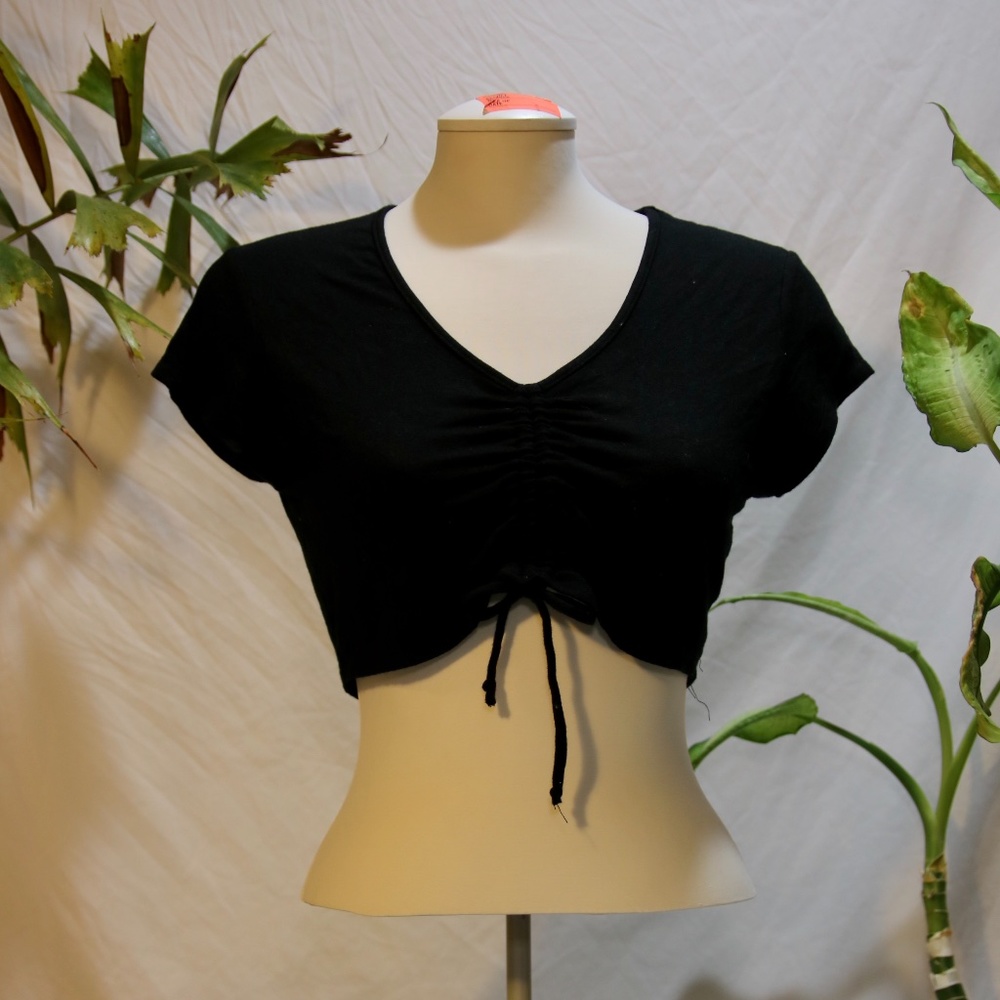 Black Crop Top